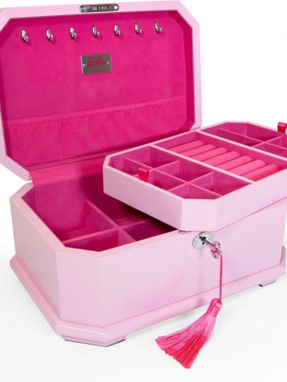 Barbie Limited Edition 65th Anniversary Wooden Jewelry Case by Mele and Co